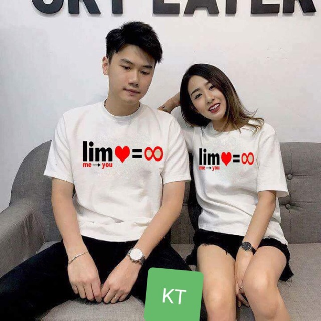 Áo đôi lim❤️ (KT) (1 đôi gồm 2 áo )