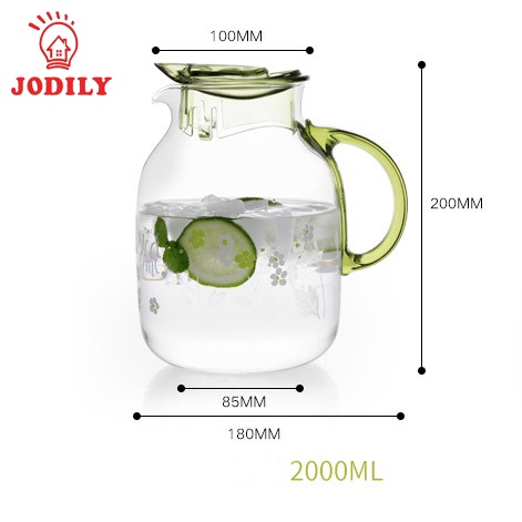 Bình Thủy Tinh Chịu Nhiệt Cao Cấp Jodily StarHome - Chịu Nhiệt Từ -30°C-150°C