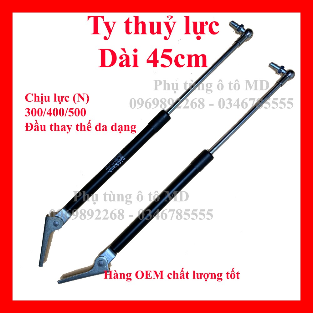 [Dài 45cm]Ty Thủy Lực Chống Cốp , Nắp Capo , Chống Cánh Cửa và dùng cho các loại máy công trình. Hàng chất lượng tốt.