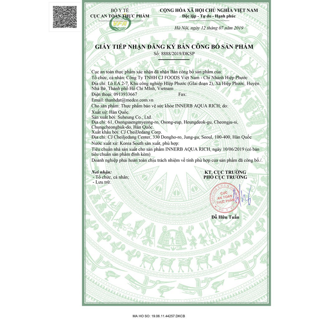 Đông Trùng Hàn Quốc Hộp 10 Viên Imperial Family Korean Cordyceps