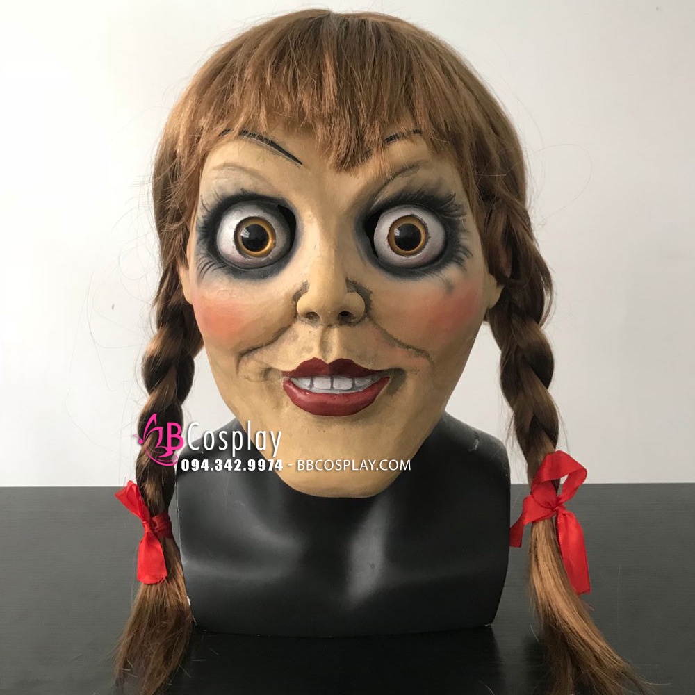 Mặt nạ silicon hóa trang halloween Annabell - búp bê ma - 10279