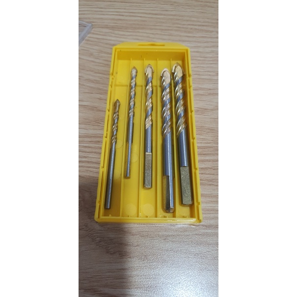 Bộ mũi khoan đa năng tam giác hợp kim , mũi khoan đa dụng  khoan sắt, bê tông, kim loại , kính , gỗ ...loại tốt