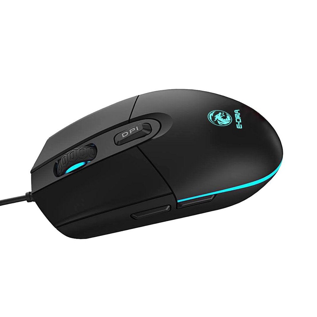 Chuột chơi game, Led RGB Chính hãng E-Dra EM6102, BH 24 Tháng Toàn Quốc - Gaming Mouse Edra 6102 RGB Led