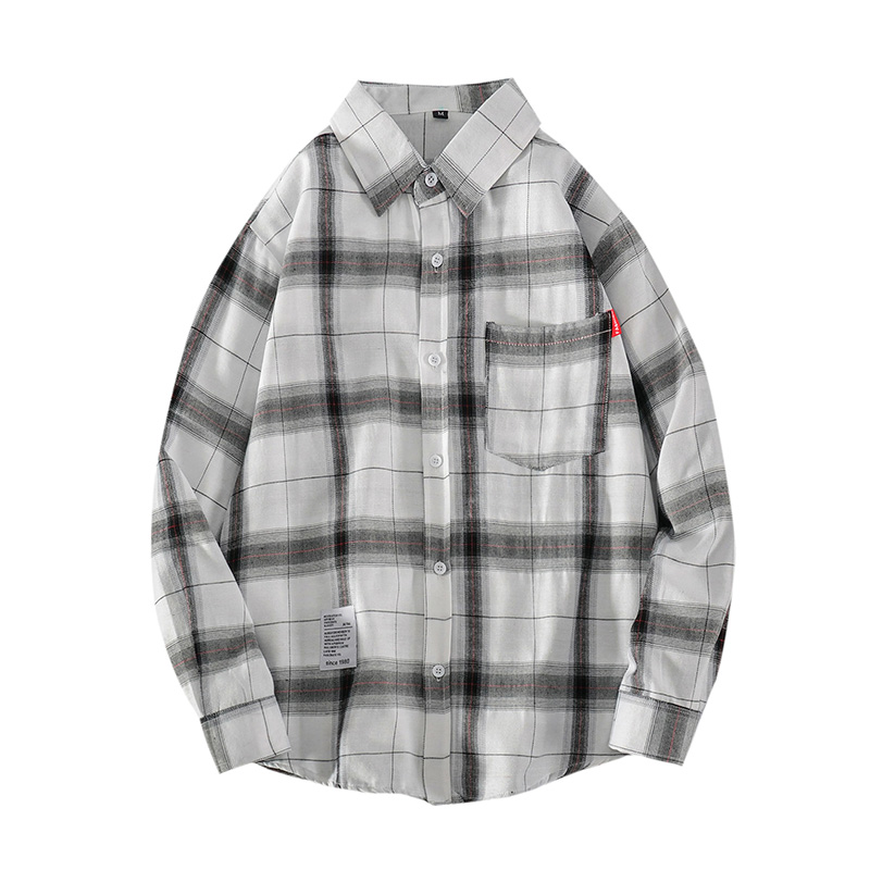 Áo Sơ Mi Caro Dài Tay Phong Cách Hàn Quốc Dành Cho Nam Size M-3Xl