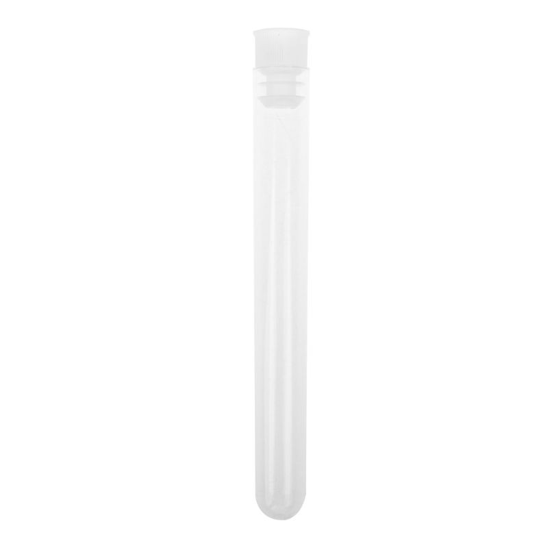 Set 50 ống nhựa trong suốt 12x100mm có nắp chuyên dụng cho phòng thí nghiệm