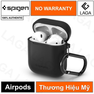 Ốp Bảo Vệ AirPods Spigen Silicone Type Chống Sốc [Kèm Móc Khoá]