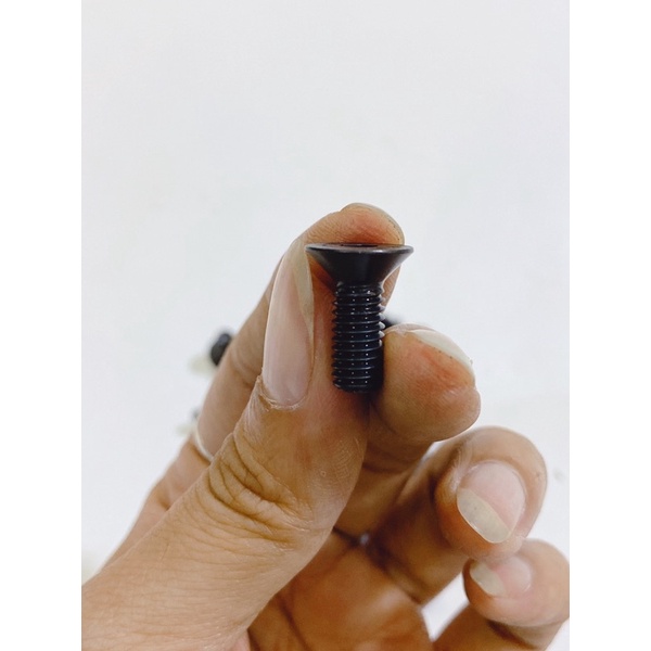 Ốc bulong 6li 6li10 6li12 đầu lục giác âm, ốc lòng dĩa KTM màu đen