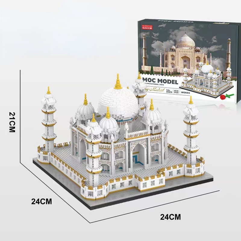 Đồ Chơi Lắp Ráp Lâu Đài 3D Ba Chiều Bằng Kim Cương