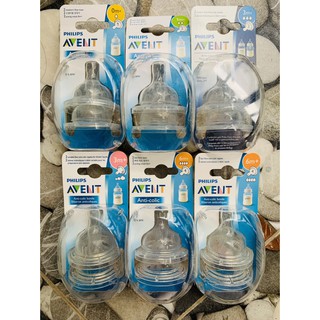 Núm ti Avent Classic và Avent Anti-Colic cổ rộng