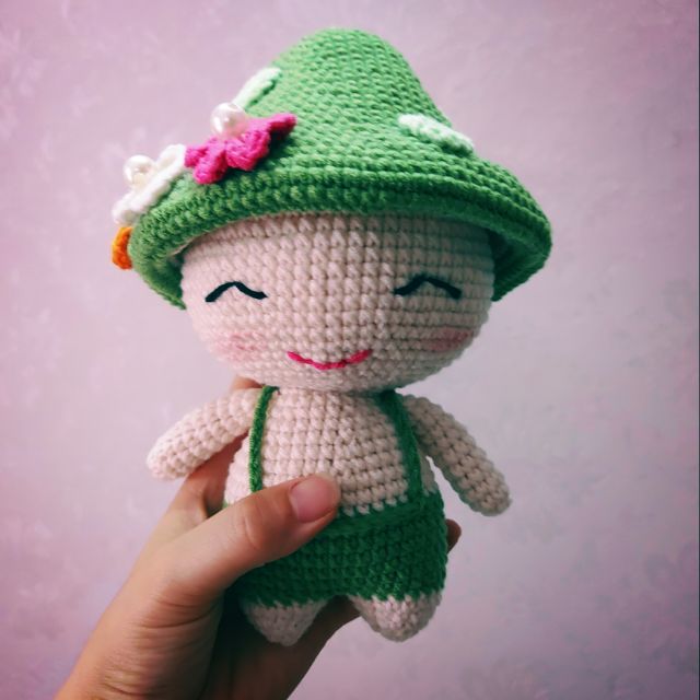 Nấm nùn bằng len móc