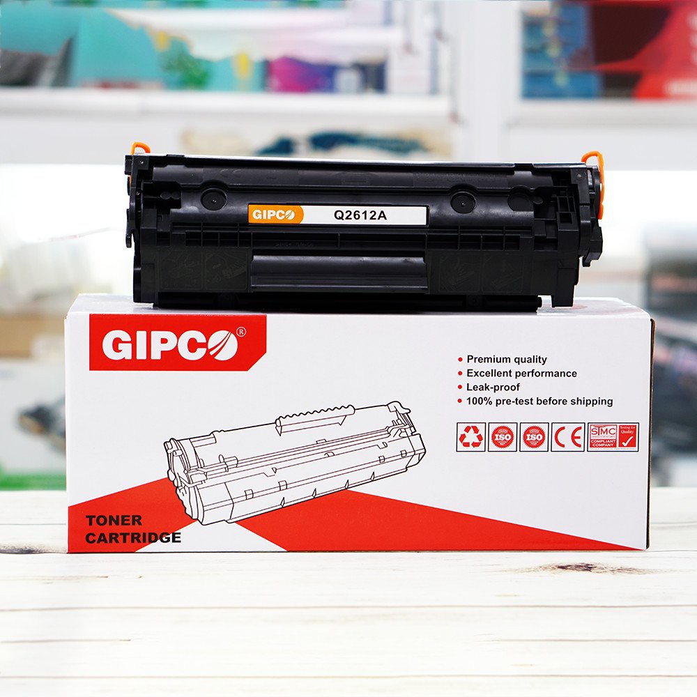 Hộp Mực Dùng Cho Máy In Canon LBP 2900, 3000 GIPCO Q2612A - Hàng Chính Hãng