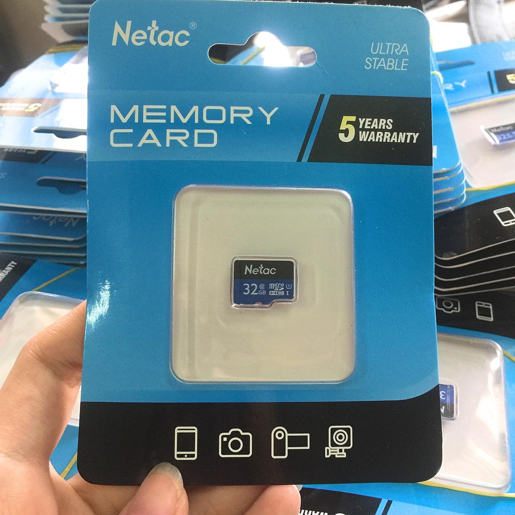 Thẻ nhớ NETAC 32GB Chính hãng - Bảo hành 5 năm | WebRaoVat - webraovat.net.vn