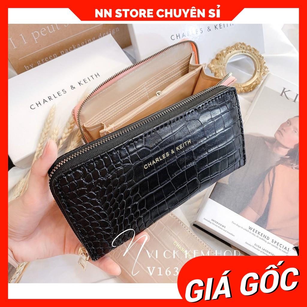 VÍ C&amp;K KÈM HỘP SANG TRỌNG V163 ⚡FREESHIP⚡100% ẢNH THẬT⚡ NN CHUYÊN SỈ - NN STORE