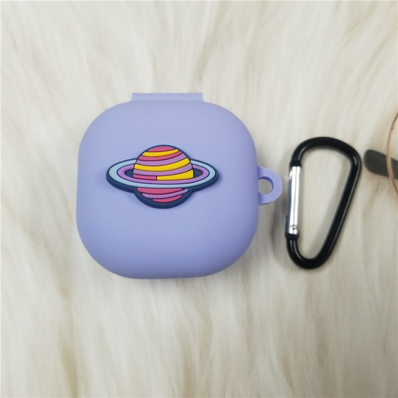 Vỏ bảo vệ hộp sạc tai nghe Samsung Galaxy Buds Live in hình phi hành gia ngộ nghĩnh