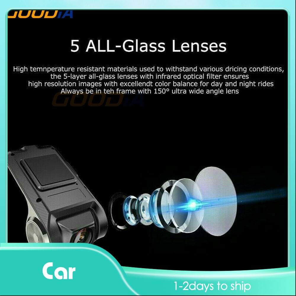 Camera Hành Trình DVR1080p Kết Nối Chất Lượng Cao Cho Xe Hơi