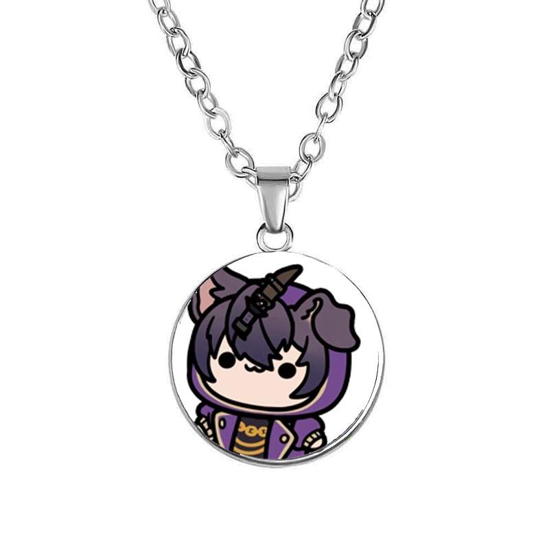 Vòng cổ in hình nhân vật SHXTOU Vtuber anime chibi xinh xắn phụ kiện trang sức