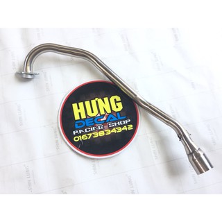 Cổ pô Exciter 4 số đời đầu 2006 - 2010 gắn lon bô độ xe ex