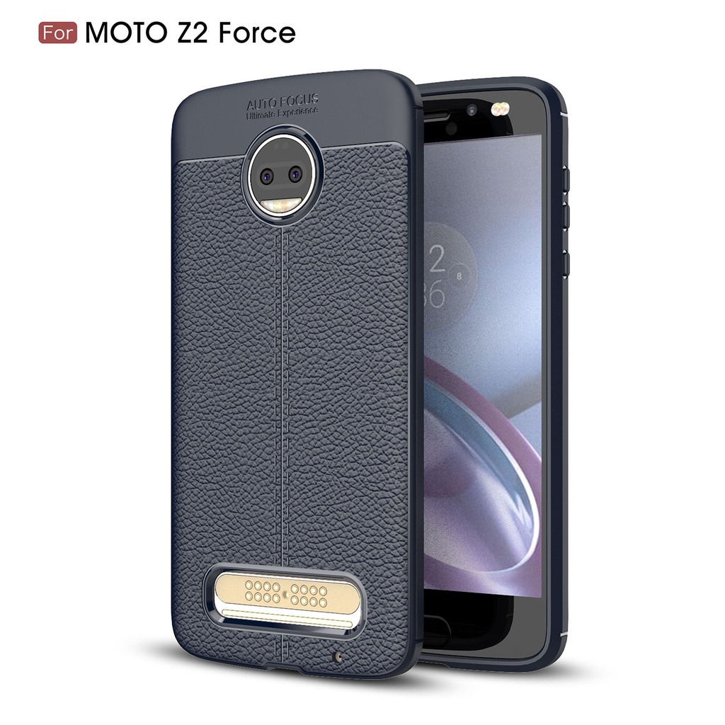 Điện Thoại Ốp Lưng Da Tpu Mềm Siêu Mỏng Cho Motorola Moto Z2 Force