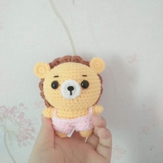 Móc khoá len sư tử siêu cute ❤