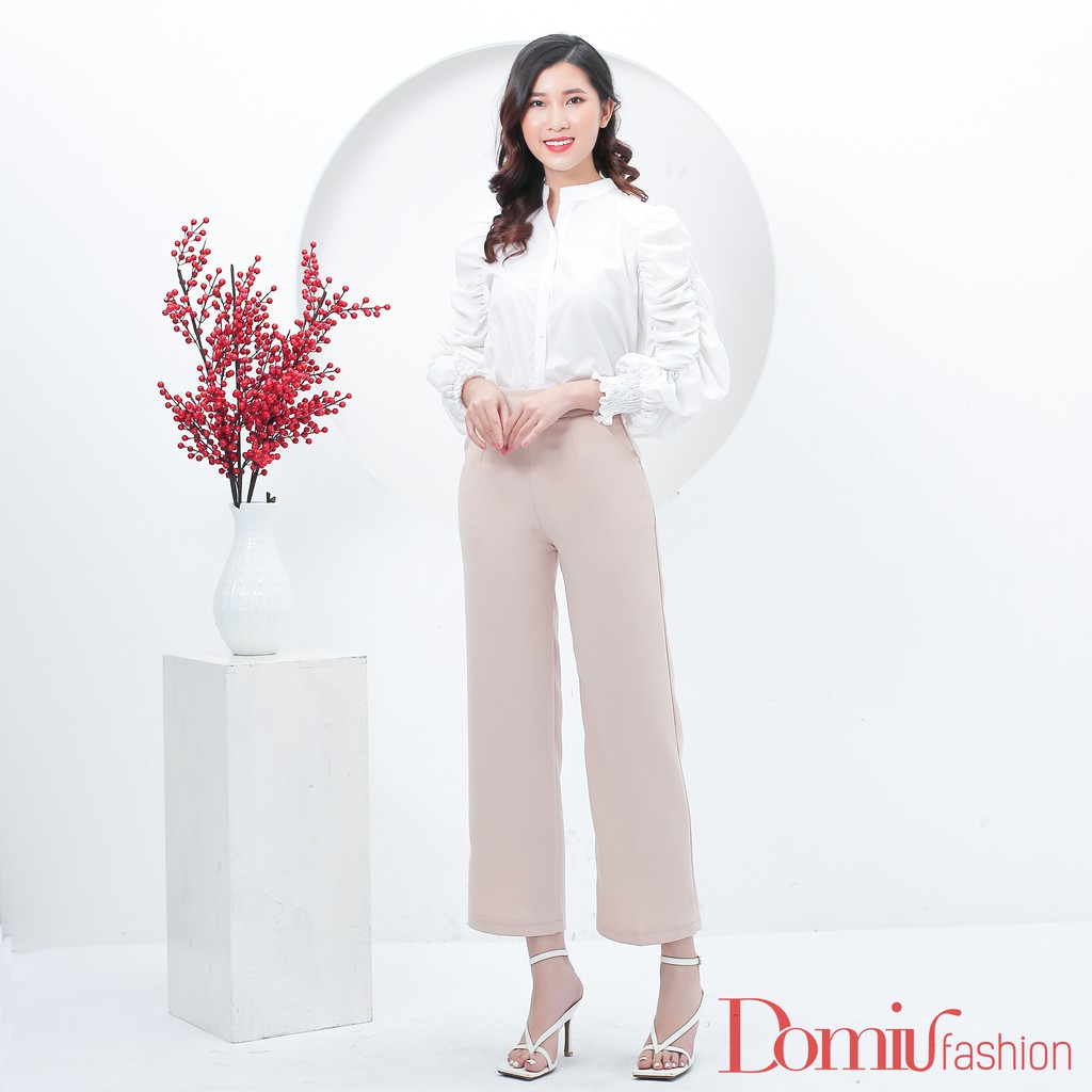 QUẦN ỐNG RỘNG XUÔNG SƯỜN CẠP CAO | BigBuy360 - bigbuy360.vn