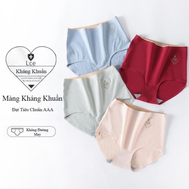 Quần Lót Nữ, quần mặc trong váy Cotton cạp cao co dãn mềm mịn thoáng mát (size L,XL) CT-03