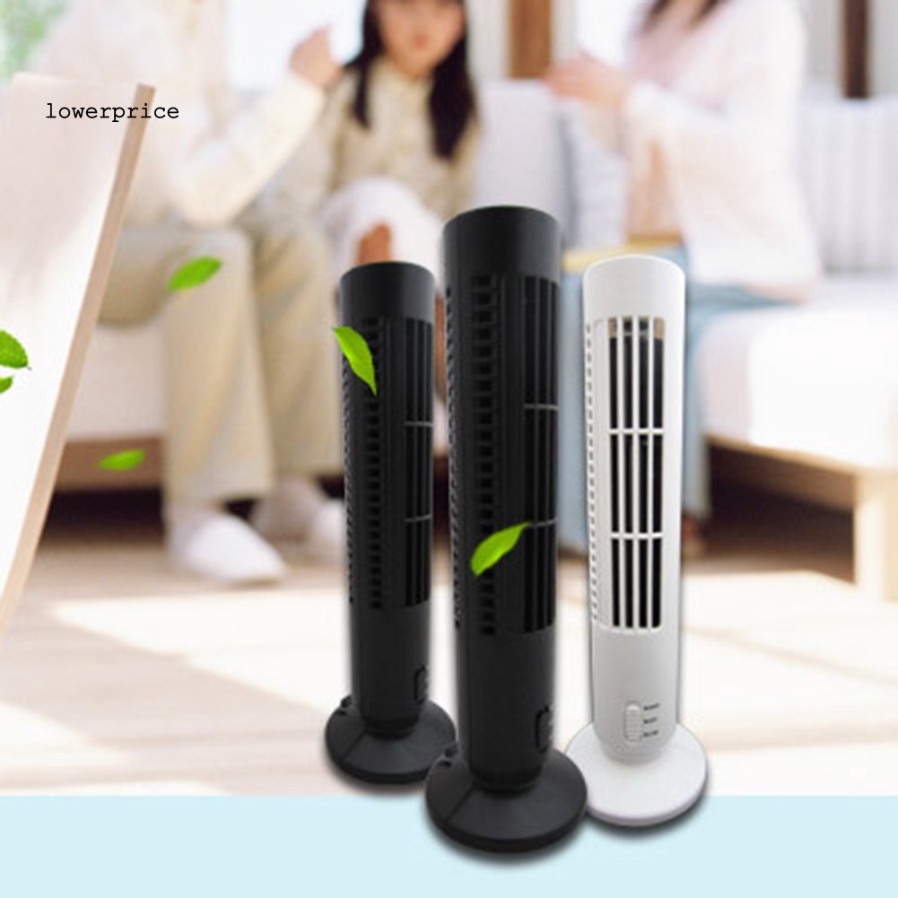 Quạt mini để bàn sạc USB hình tháp