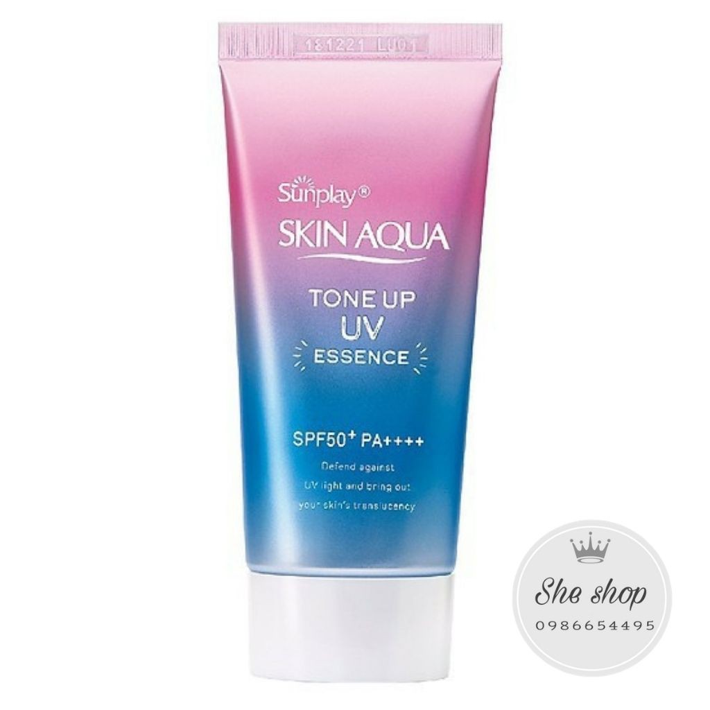 Kem chống nắng Sunplay-Kem chống nắng kiềm dầu nâng tông Sunplay Skin Aqua Tone Up UV Milk 50g