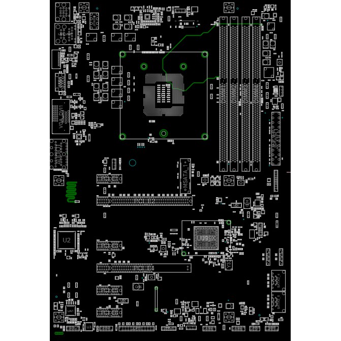 Sơ đồ mạch Boardview main MSI mã board MS-7850 ver 2.1