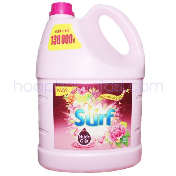 Chai nước giặt Surf Hương cỏ hoa diệu kỳ 3.8Kg