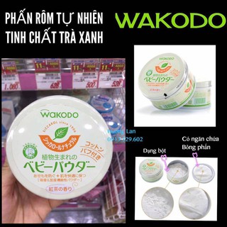 Phấn rôm wakado trà xanh cho bé
