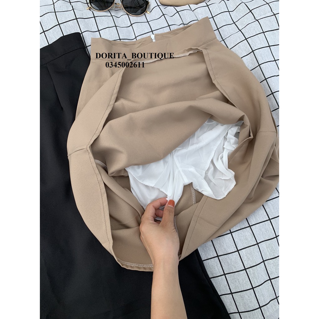 [Ảnh thật/Video] Chân váy Ulzzang cạp cao, chân váy dài Hàn Quốc - Dorita Boutique | BigBuy360 - bigbuy360.vn