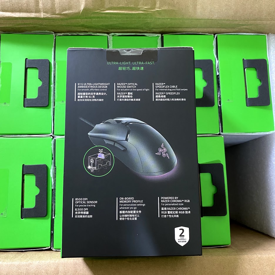 Chuột Gaming Có Dây Razer Viper Mini Mới 100% - Hàng Chính Hãng ( Bảo Hành 2 Năm )