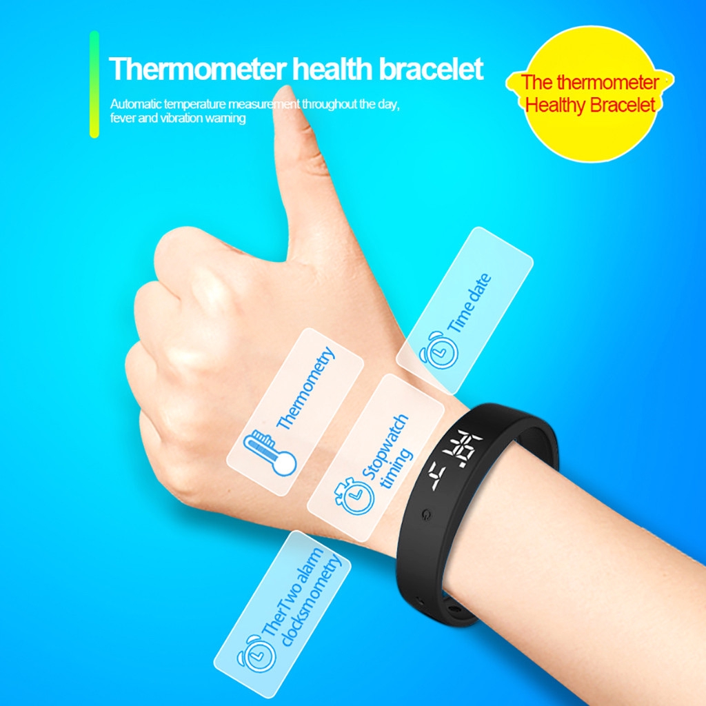 Đồng Hồ Điện Tử Chống Thấm Nước Có Đèn Led