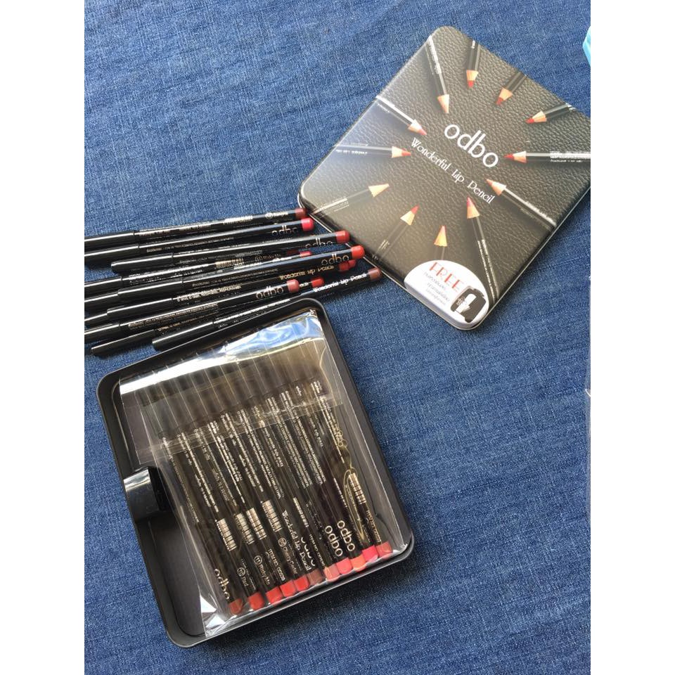 TÁCH SÉT Chì Môi ODBO Wonderful Lip Pencil