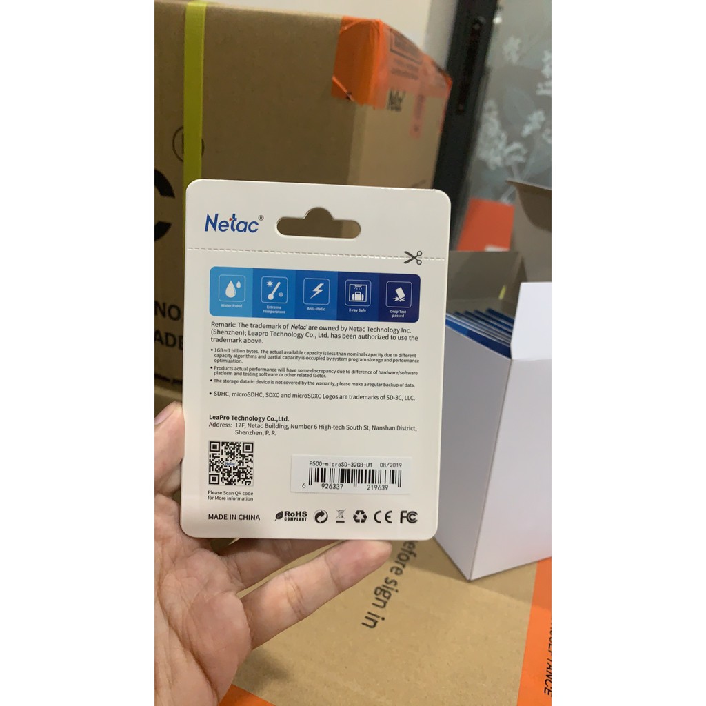 Thẻ nhớ micro sd Netac 32GB U1 Class10 | BH 5 năm | BigBuy360 - bigbuy360.vn