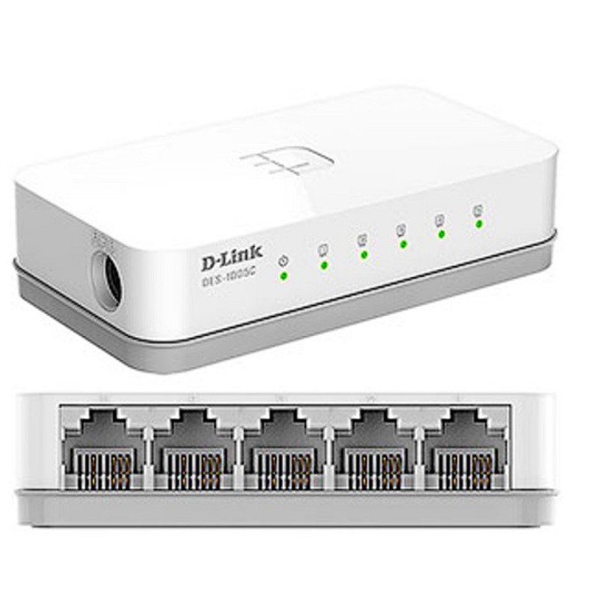 D-Link Switch 5 cổng 10/100Mbps - Thiết bị chuyển mạch D-LINK DES-1005C - Hàng chính hãng