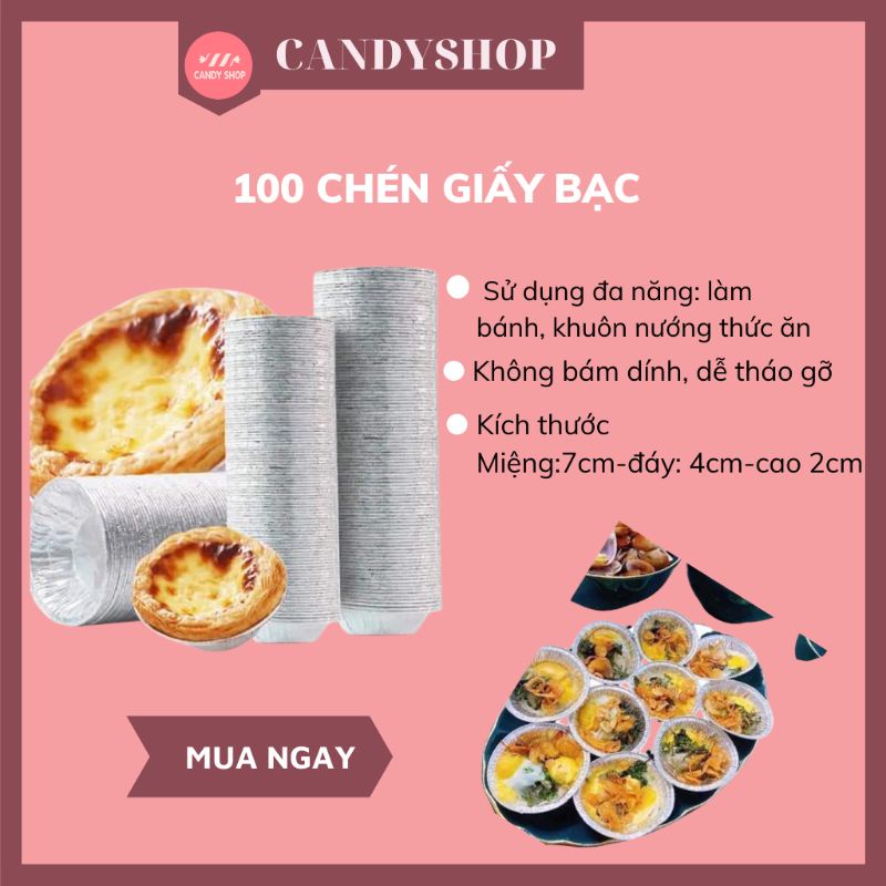 SET 100 CHÉN GIẤY BẠC SIÊU HOT