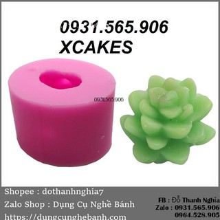 Khuôn silicon sen đá đất cao