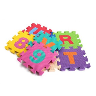 Bộ 40 Miếng Thảm Xốp Lót Sàn Cho Bé - Tâm Thảm Xốp Ghép Hình Chữ Cái, Số Và Phép Tính Cho Trẻ