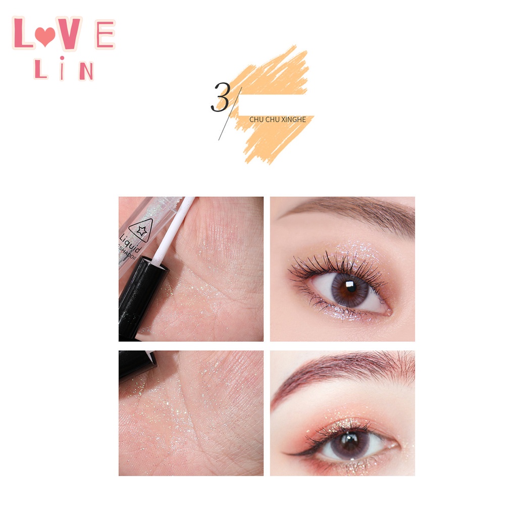 Phấn Mắt Dạng Lỏng Một Màu Lấp Lánh Ánh Ngọc Trai Phân Cực Độ Bóng Cao