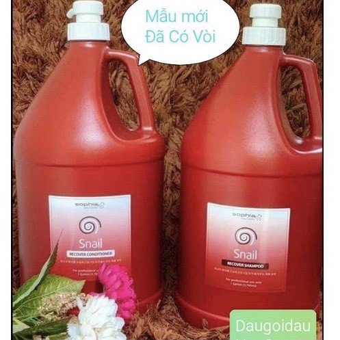 DẦU GỘI - XẢ PHỤC HỒI TÓC SNAIL SOPHIA PROFESSIONAL 3785ml