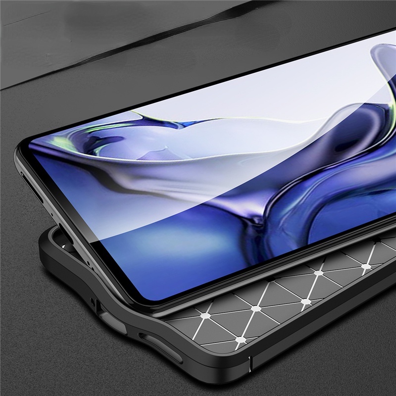 Ốp Điện Thoại Da Mềm Chống Sốc Cho Xiaomi 11T Pro Redmi Note 11s 10s Pro Poco X3 F3 GT M3 Pro Mi 11 Ultra Pro Lite