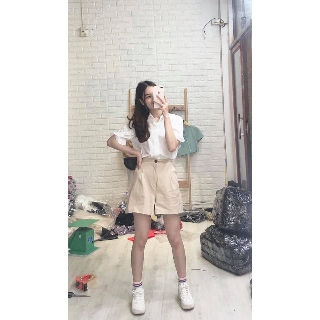 Set áo sơ mi quần đùi kaki