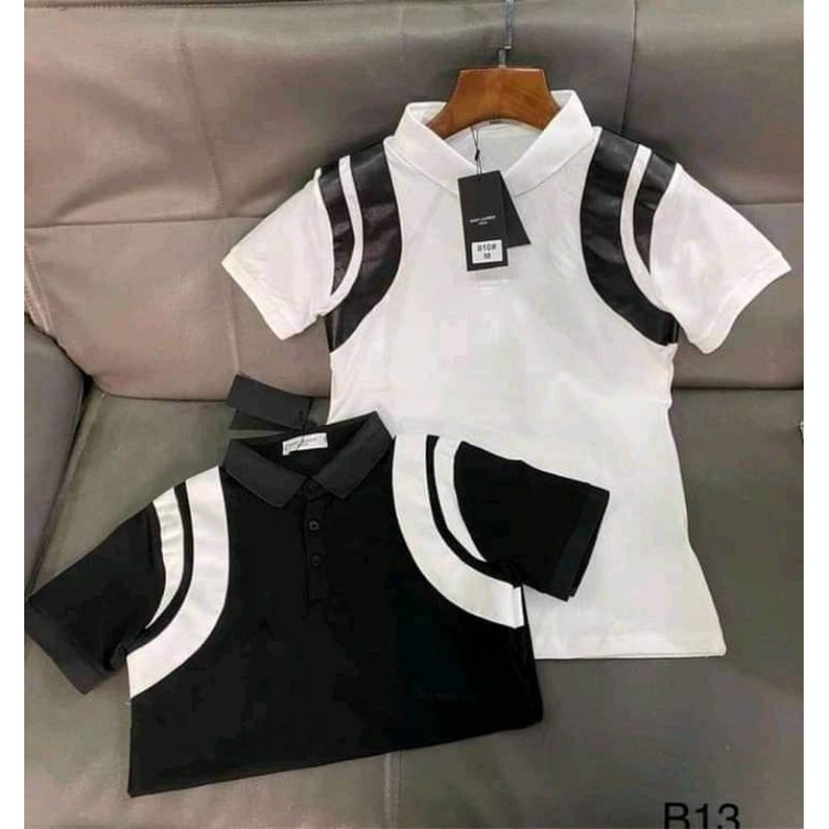 ÁO POLO SỌC CHÉO VAI UNISEX HÀNG SIÊU ĐẸP