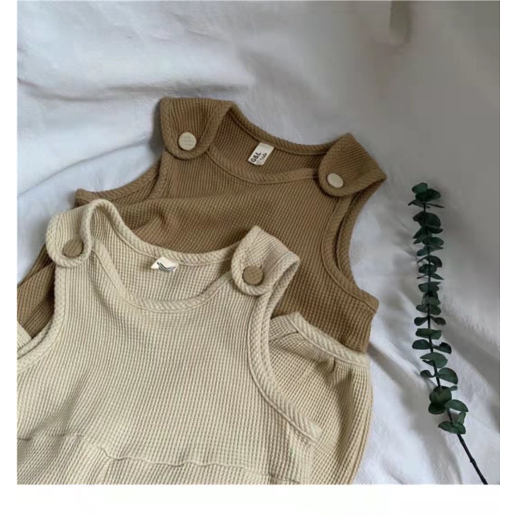 [Babycat] Hàng Có Sẵn Bán Chạy Bộ Áo Liền Quần Dệt Kim Kiểu Hàn Quốc Nhật Bản Phong Cách Mori Retro Cho Bé Trai Và Bé Gái Dễ Phối Đồ