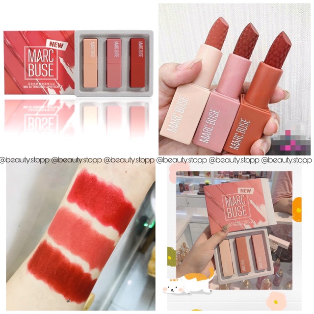 Set 3 Son Sáp Lớn Marcbuse