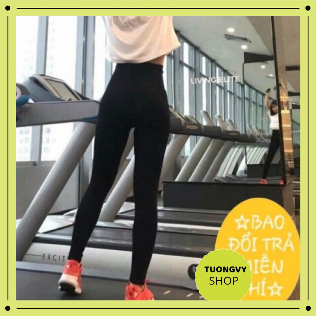 Quần legging nâng mông gen bụng cạp cao