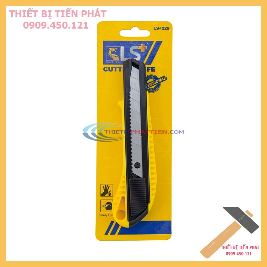 Dao Rọc giấy LS-229 Cutter Knife Loại Lớn (Chính Hãng)
