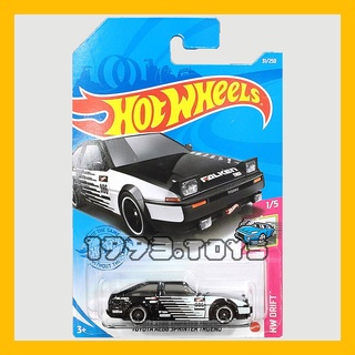 Xe mô hình 1:64 hot wheels basic hw drift 2021 - toyota ae86 sprinter trueno gtc14