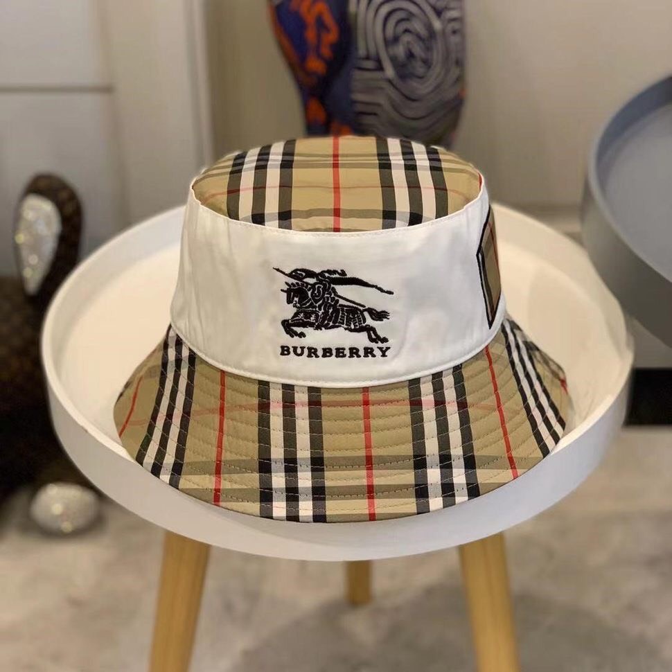 Mũ vành tròn nữ, nón bucket nữ họa tiết kẻ siêu sành điệu, cực sang chảnh - Thóc store